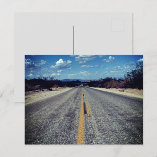 On the Road Postkarte (Vorne/Hinten)