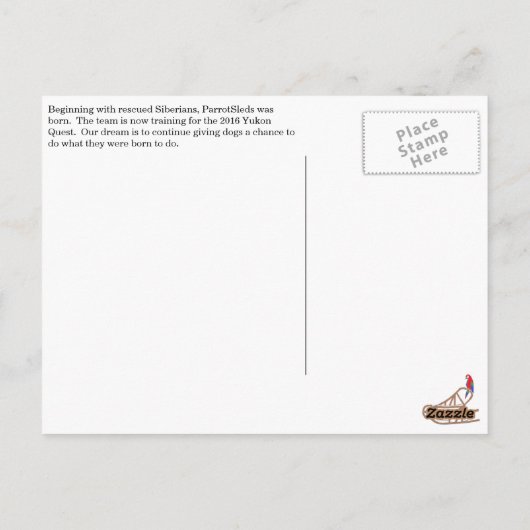 On_The_Trail.jpg-Postkarten Postkarte (Rückseite)