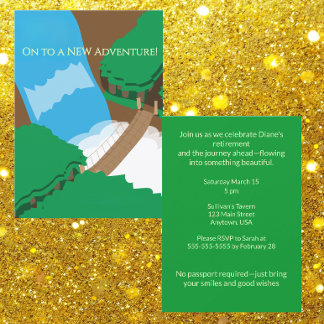 On to a New Adventure Einladung