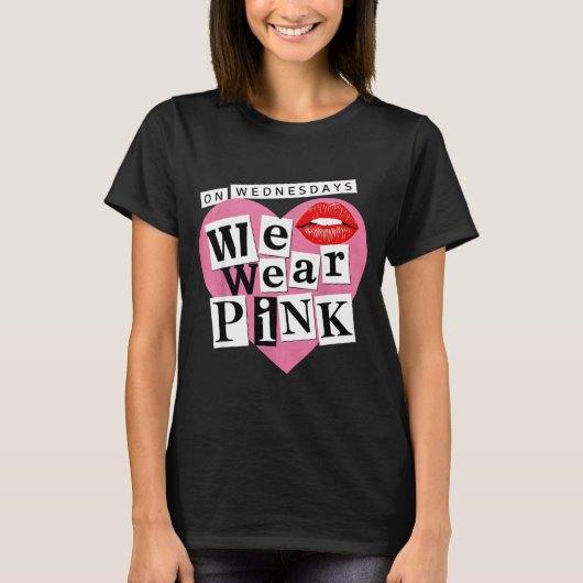 On Wednesday We Wear Nk Funny Valentine  T-Shirt (Vorderseite)