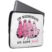 On wednesdays we wear pink ghost boo gang laptopschutzhülle (Vorne Rechts)