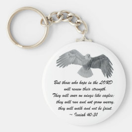 On wings like Eagles - Is 40:31 Schlüsselanhänger