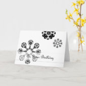 On Your Birthday Karte (Gelbe Blume)