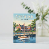 Onancock USA Postkarte (Stehend Vorderseite)