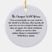 Onaqui Wild Horses Ornament (Hinten)