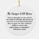 Onaqui Wild Horses Ornament (Hinten)