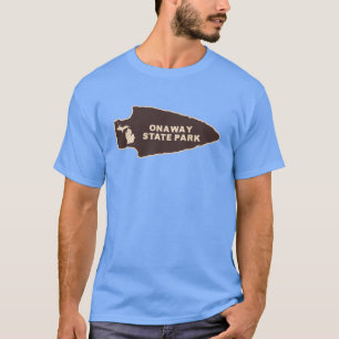 Onaway State Park Michigan MI Rustikaler Pfeilspit T-Shirt