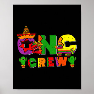 Onc Crew Cinco De Mayo Hämatologie Onkologie Krank Poster