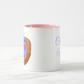 Once a Bookie Always a Bookie Cute Ghost Reading Tasse (Zentrum)