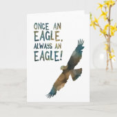 Once an Eagle Always an Eagle Karte (Gelbe Blume)