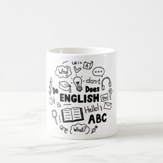 Once in a Blue Moon Idiom Design English Learning Kaffeetasse