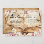 Once Upon A Time Baby Shower Einladung (Vorne/Hinten)