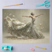 Once upon a Time Ballerina Seidenpapier (Basteln)