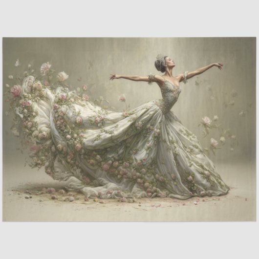 Once upon a Time Ballerina Seidenpapier (Vorderseite)