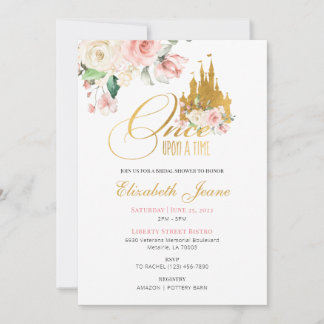 Once Upon a Time Bridal Shower Invitation Einladung