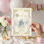 Once Upon a Time Fairytale Castle Princess floral Einladung