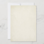 once upon a time fairytale frame gold baby shower einladung (Rückseite)