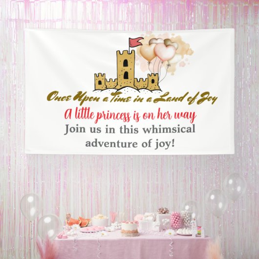 Once Upon a Time in a Land of Joy Banner (Party)