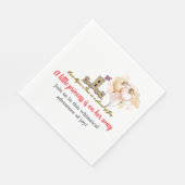 Once Upon a Time in a Land of Joy Serviette (Ecke)