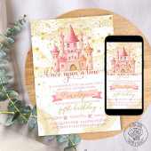 Once Upon a Time Princess Birthday Invitation Einladung