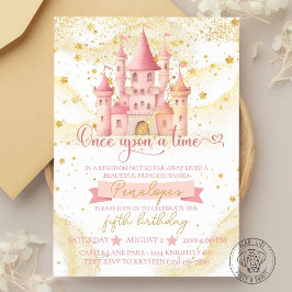 Once Upon a Time Princess Birthday Invitation Einladung
