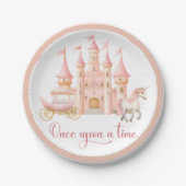 Once Upon A Time Princess Paper Plate Pappteller (Vorderseite)