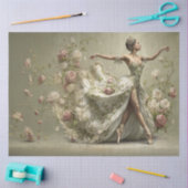 Once upon a Time Series Ballerina Two Seidenpapier (Basteln)
