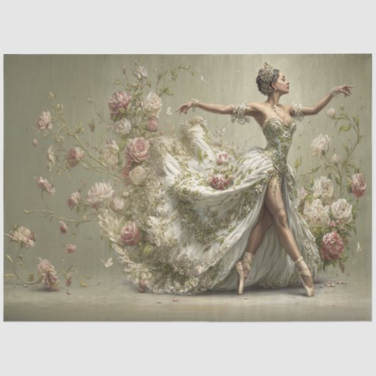 Once upon a Time Series Ballerina Two Seidenpapier (Vorderseite)