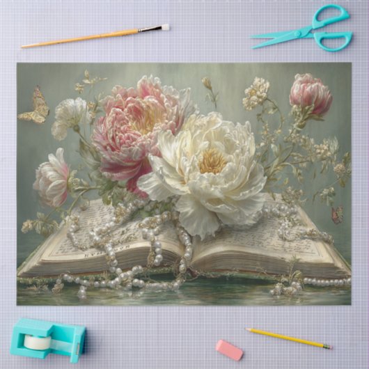 Once upon a time Series book Seidenpapier (Basteln)