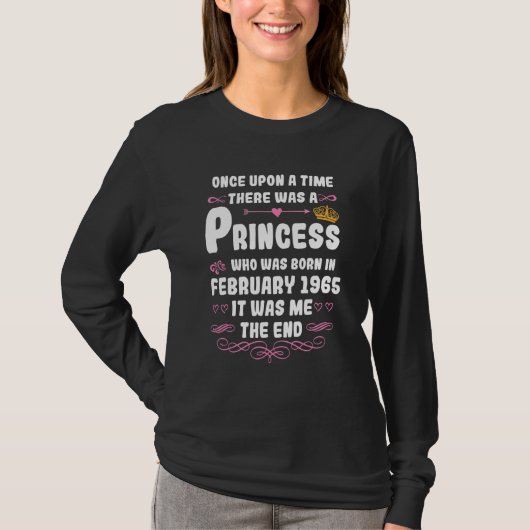 Once upon a time there was a princess February 196 T-Shirt (Vorderseite)