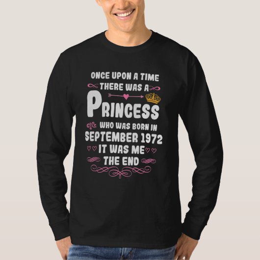 Once upon a time there was a princess. September 1 T-Shirt (Vorderseite)
