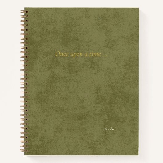 'Once Upon a Time' Writer’s Notebook Notizblock (Vorderseite)