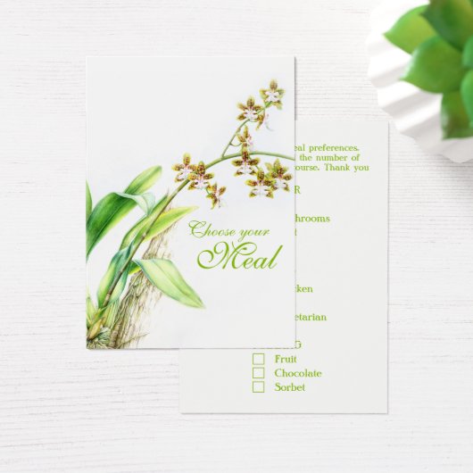 Oncidium Leucochilum orchid Blume grün (Schreibtisch)