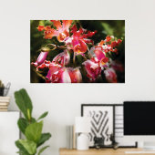 Oncidium-Orchidee - Augenschmaus Poster (Heimbüro)