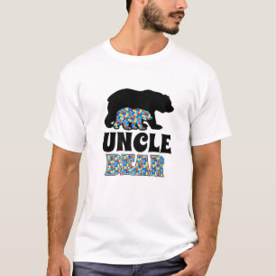 Oncle Bear Autiseness Awareness T-Shirt