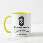 Oncle Definition Funny Bartded Funcell Tasse (Links)