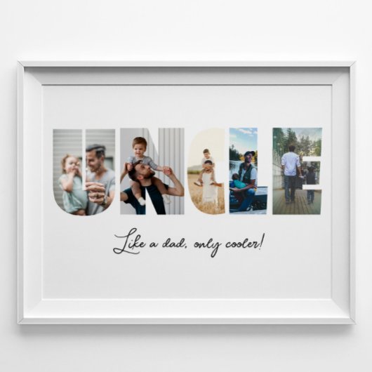 Oncle Foto Collage 5 Bilder Collage Poster