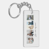 Oncle Foto Collage 5 Bilder Collage Schlüsselanhänger (Vorderseite links)