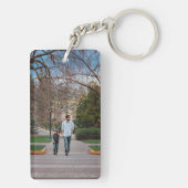 Oncle Foto Collage 5 Bilder Collage Schlüsselanhänger (Rückseite)