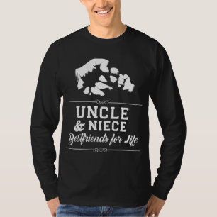 Oncle Niece Friends Fist Bump Avuncular Family Coo T-Shirt