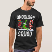Oncology Elf Squad Funny Oncology Nurse Elf Christ T-Shirt (Vorderseite)