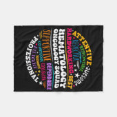 Oncology Hematology Nurse Squad Pediatric Hemonc D Fleecedecke (Vorderseite (Horizontal))