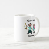 Oncology-Krankenschwester Mut Becher Chemo-Stuhl I Kaffeetasse (VorderseiteRechts)