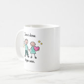 Oncology-Krankenschwester Mut Becher Chemo-Stuhl I Kaffeetasse (Vorderseite Links)