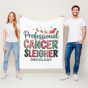 Oncology-Krankenschwester Weihnachten Krebs Chemo  Fleecedecke