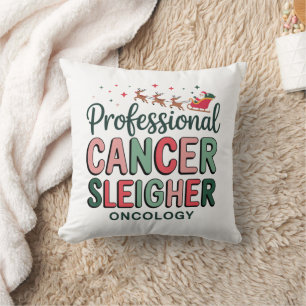 Oncology-Krankenschwester Weihnachten Krebs Chemo  Kissen