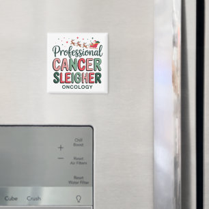 Oncology-Krankenschwester Weihnachten Krebs Chemo  Magnet