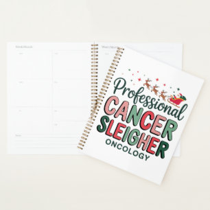 Oncology-Krankenschwester Weihnachten Krebs Chemo Planer