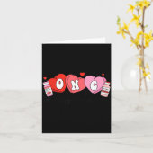 Oncology Nurse Fight Cancer Nurse Valentine Onc De Karte (Gelbe Blume)