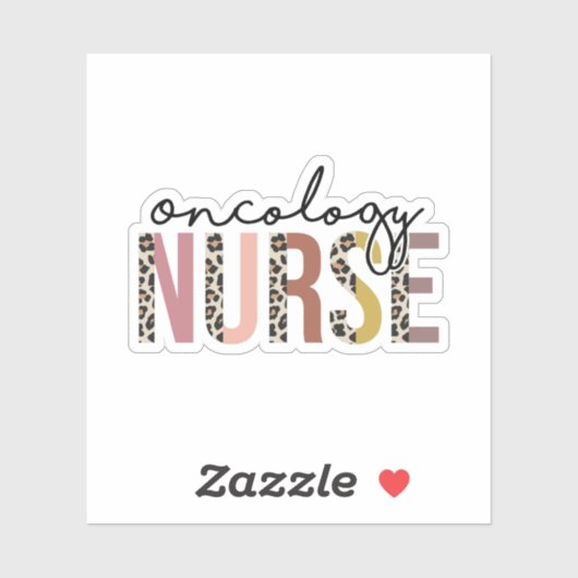 Oncology Nurse, Oncology Nursing Cancer Nurse Gift Aufkleber (Blatt)